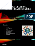 Cross Cultural Communication Skills