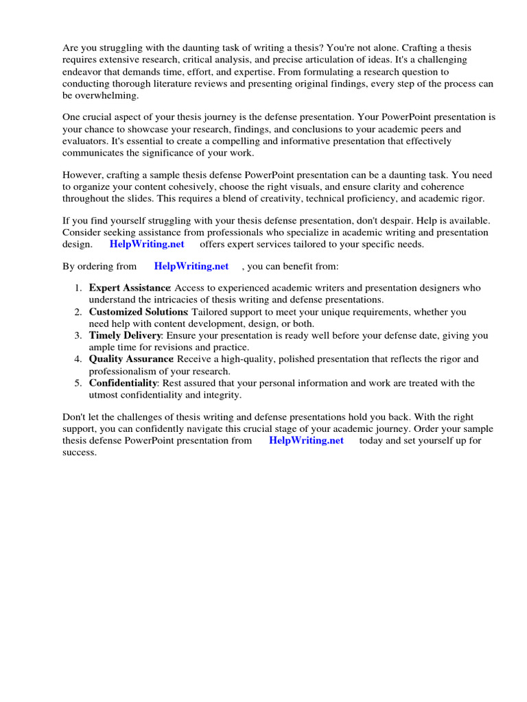 Sample thesis defense powerpoint presentation pdf microsoft power