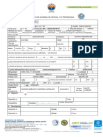 Formato de Consulta Virtual Y/O Presencial: 1. Datos Del Usuario/a