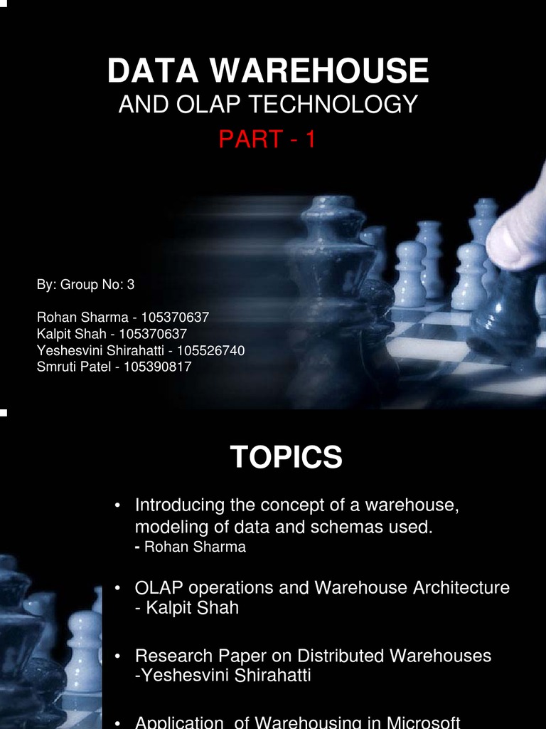 Data Warehousing Part 1 | PDF