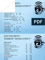 Daftar Menu