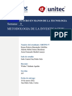 Tarea 10 - Metodologia de La Investigacion - Grupo #7 - Proyecto Final