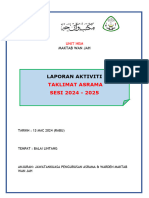 Templat Laporan Dokumentasi Sekolah Menengah