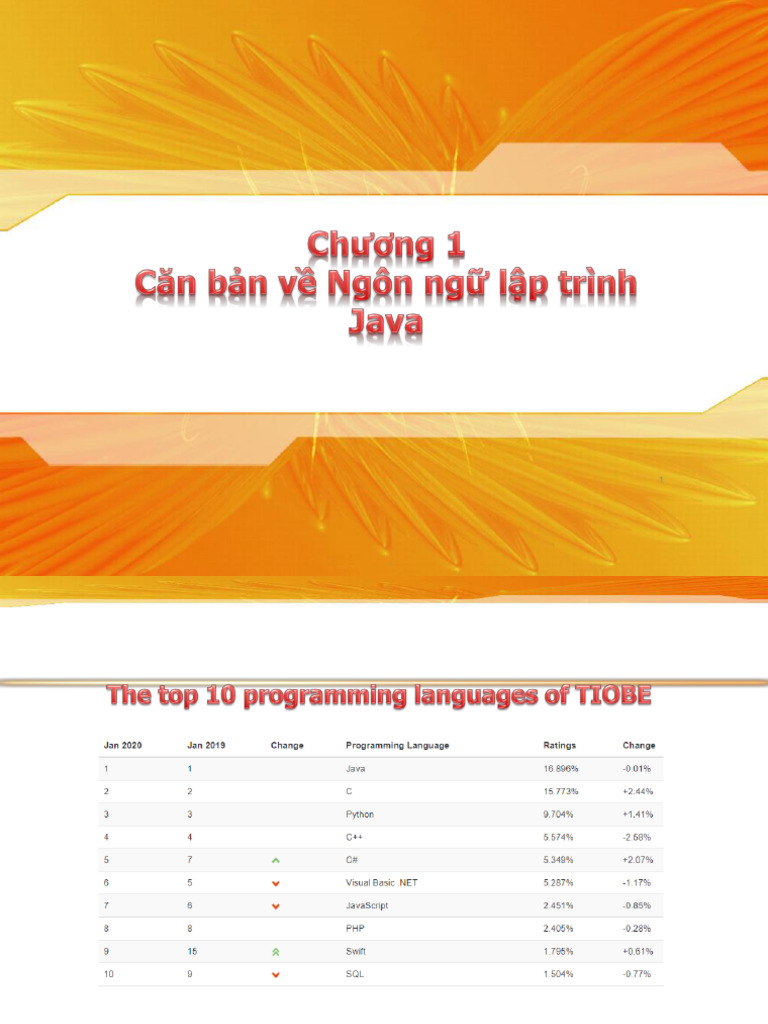 Chuong1 - Can Ban Ve NNLT Java | PDF