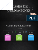 Clases de Obligaciones