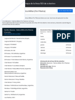 Manzone - Fabrica Militar (Por Pilarica) : Horario y Mapa de La Línea 503 de Colectivo