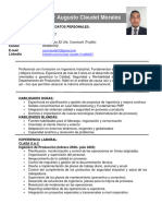 Mi CV Claudet Morales 2