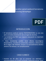 Delayed Postoperative Spinal Epidural Hematoma Causing Tetraplegia - Id - 6291