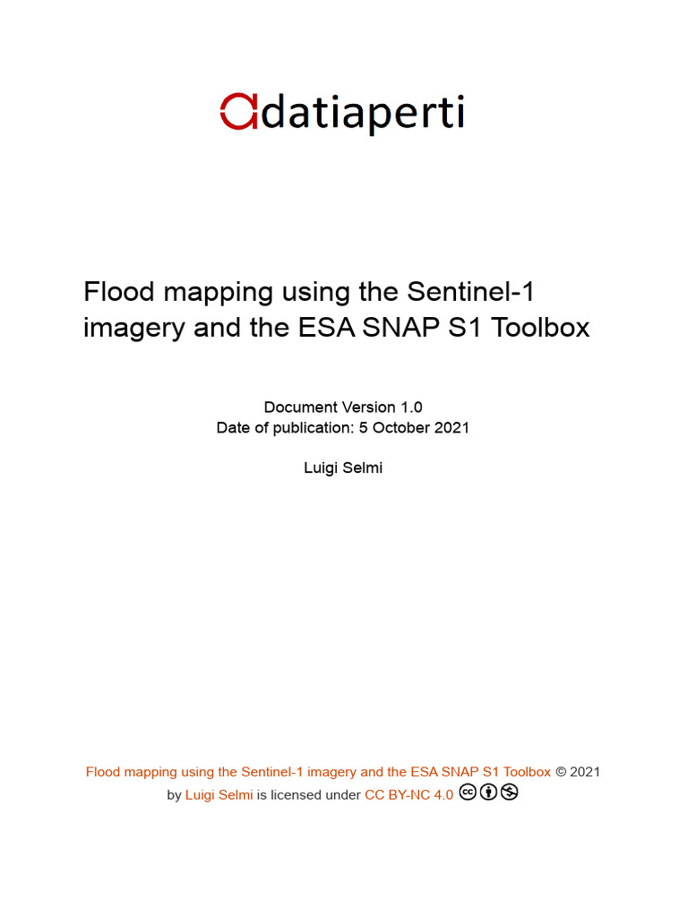 Flood Mapping Using Sentinel 1 Imagery V1 Download Free Pdf Radar