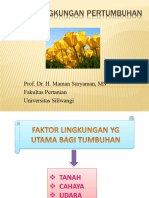 Faktor Lingkungan Pertumbuhan