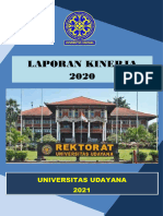 Laporan Kinerja 2020: Universitas Udayana 2021