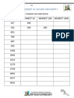 Rounding Nearest 10 100 1000 1