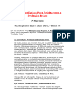 Razoes Teologicas para Rejeitarmos Evolucao Teista.M.a.maciel