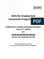 CBLM - Food and Beverage Service (Faculty Guide) v1 - 14 May 2022 - Revised