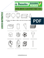 Cuerpos Solidos Geometricos para Segundo de Primaria