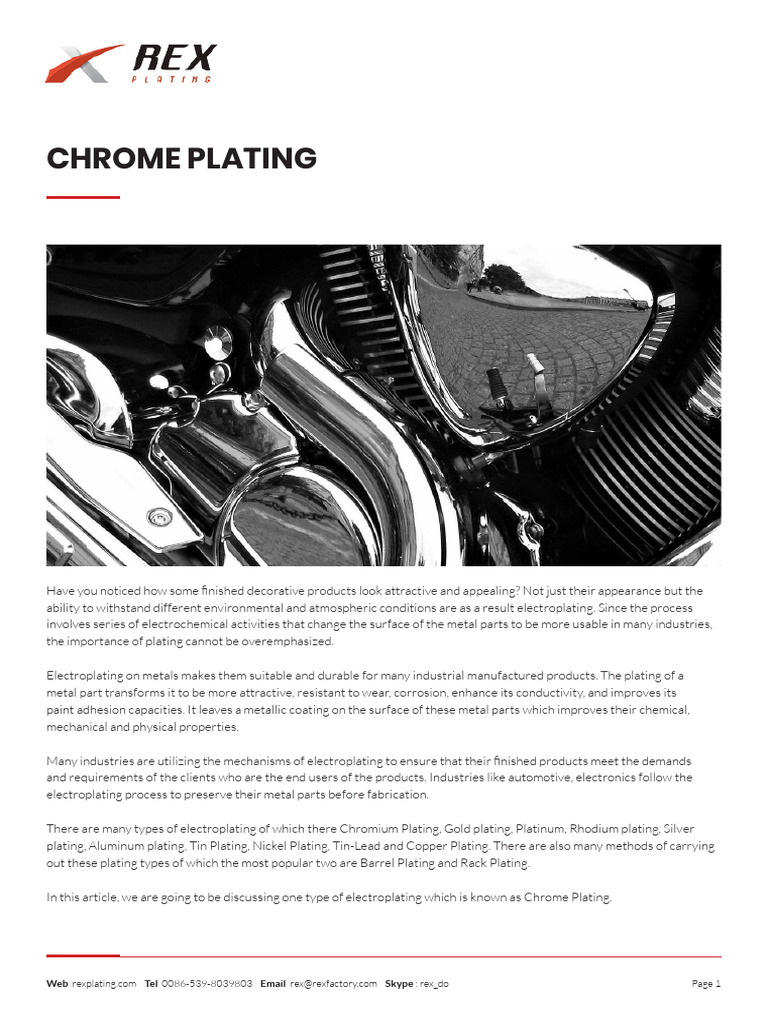 Black Chrome Plating Download Free Pdf Chromium Rectifier