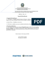 Segunda Reclassificação 1. Segunda Reclassificação