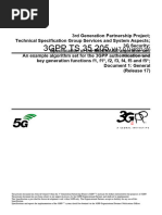 3GPP TS 35.205: Technical Specification