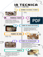 Infografía Ficha Técnica Papel y Cartón