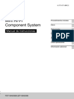 Mini HI-FI Component System: Manual de Instrucciones