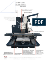 Fresadora Tipo Cama GST-1500 Folleto