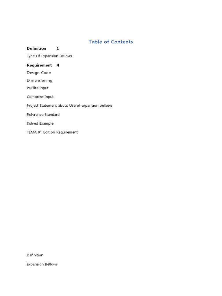 Heat Exchanger Expansion Bellows Guide | PDF | Pipe (Fluid Conveyance ...