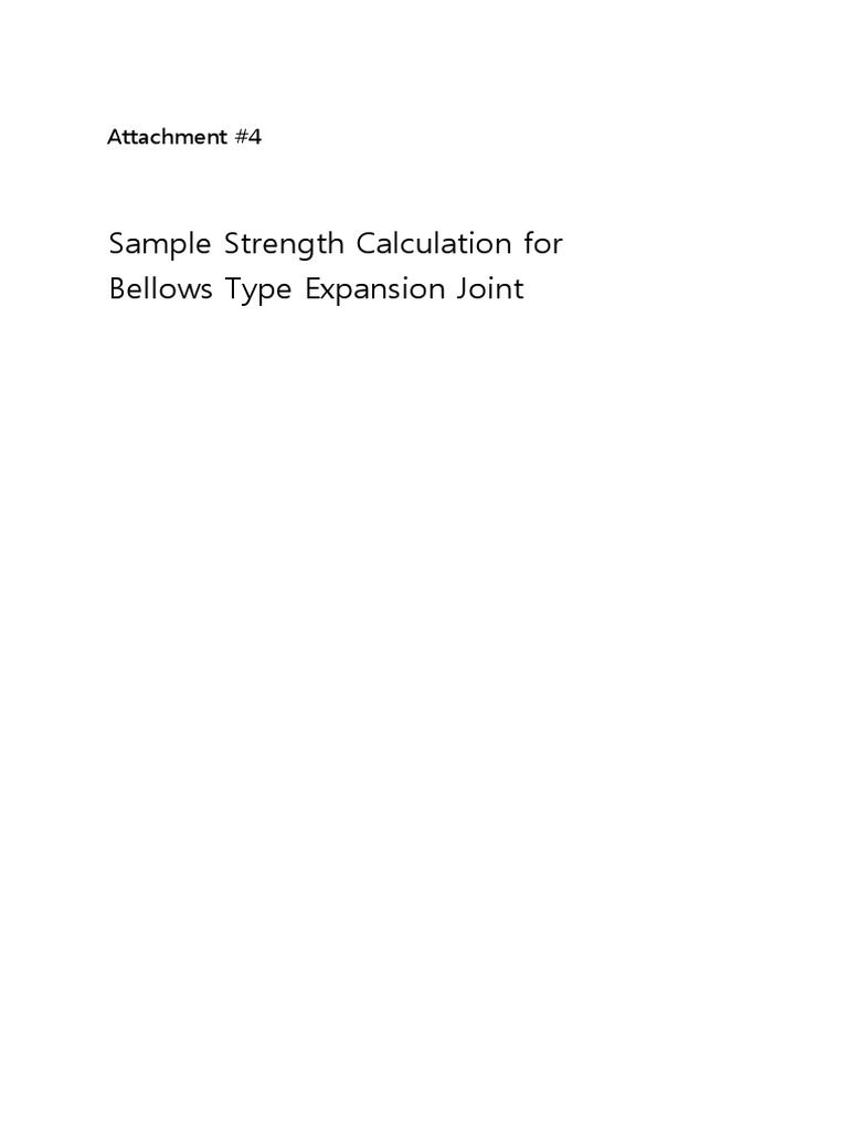 Bellows Design Analysis for CP1 | PDF | Young's Modulus | Elasticity ...