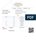 Approved: Reference ID: Tenant: Floor Level: Contractor / Supplier: Authorized Representative/s: Date of Transaction