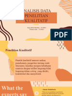 Analisis Data Penelitian Kualitatif