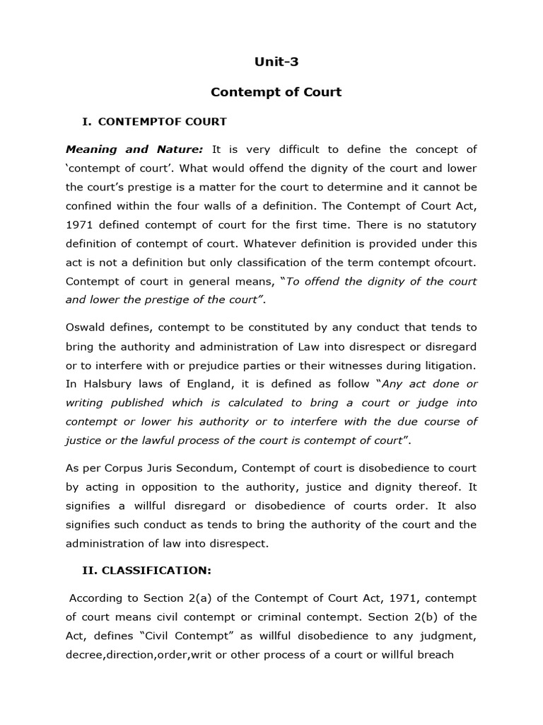 Arundhati Roy Case: Contempt of Court Insights | PDF | Contempt Of ...