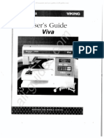 Husqvarna/Viking Viva Sewing Machine Instruction Manual