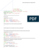 Jobsheet 8 Form Procesing