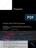 Pengantar Junior Web Programmer-Zanuar Didik Bintoro