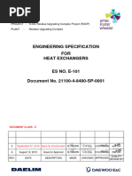 21100-4-8480-SP-0001 - 0 - Heat Exchangers (E-101)