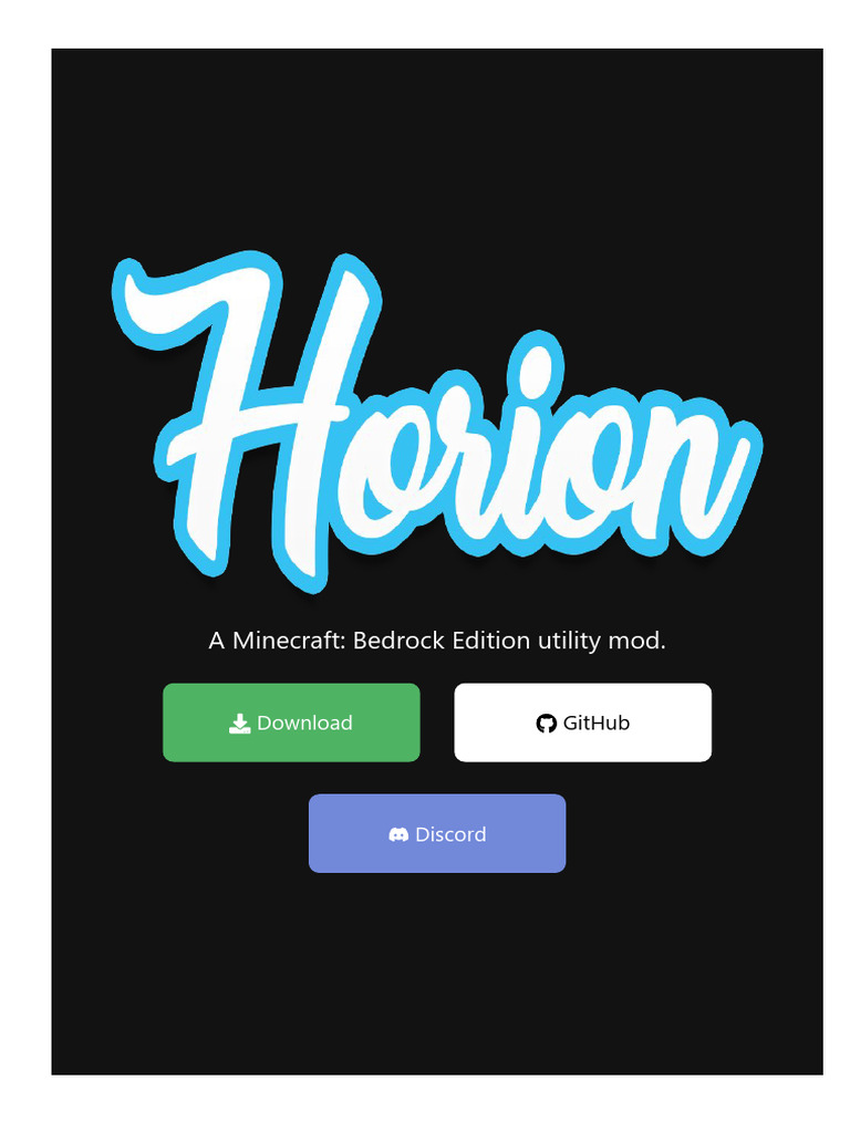Horion download pdf
