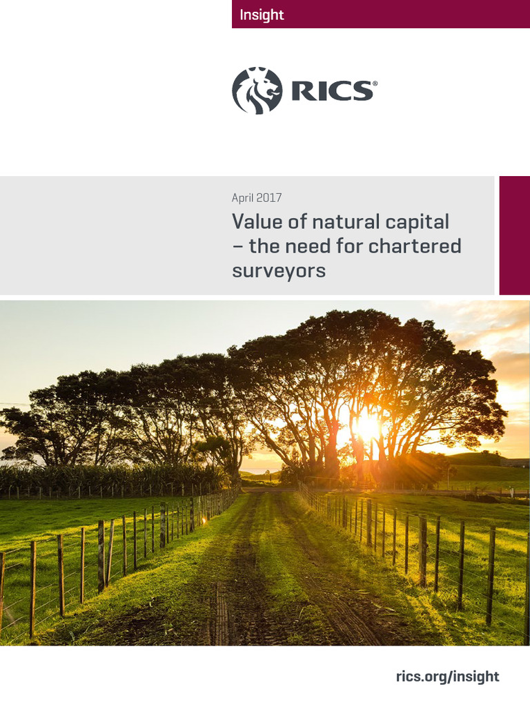 Value of Natural Capital by RICS | PDF | Real Estate Appraisal ...