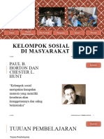 Materi Sosiologi Kelas XI Bab 1. Kelompok Sosial Di Masyarakat (Kurikulum 2013)