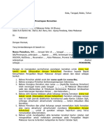 Contoh - Permohonan Penetapan Kematian