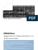 Métodos de Alfabetización