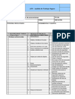 ATS - Análisis de Trabajo Seguro Nº ANDAMIOS