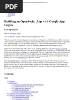 Building an Open Social App With Google App Engine - Open Social