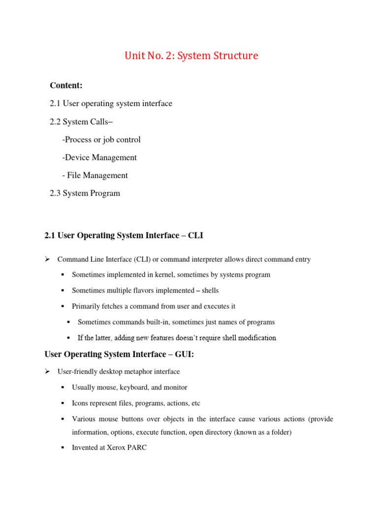 Unit 2 Notes - 240214 - 202518 | PDF | Graphical User Interfaces ...