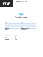 32.1 Light Cie - Igcse - Physics - Ext Theory QP