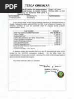 TESDA ULI Adoption and T2MIS Guidelines | PDF | Computing