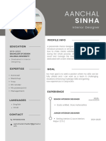 Aanchal Sinha CV