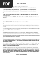 Liquidity, Leverage, Coverage and Activity (LLCA) - Answers