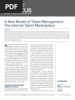 A New Model of Talent Management - The Internal Talent Marketplace