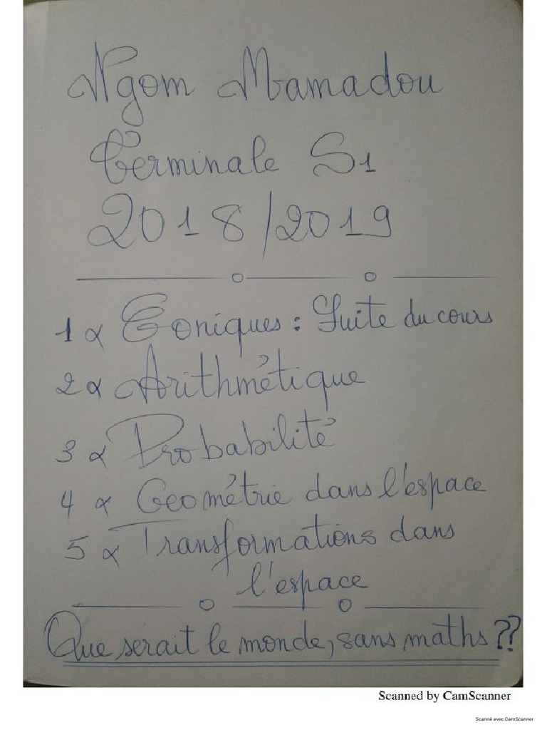 Maths TS1 Partie 2 | PDF