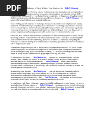 Thesis Two Column