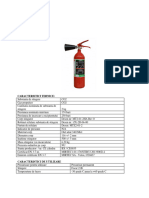 Fisa Tehnica Stingator Tip G2